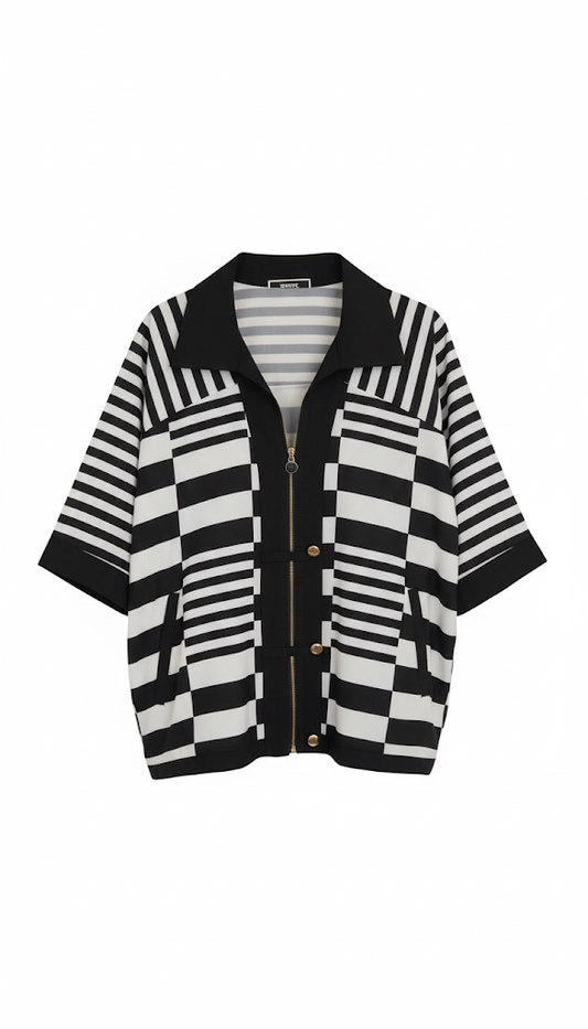 The "Coastal" Striped Ribbed Top