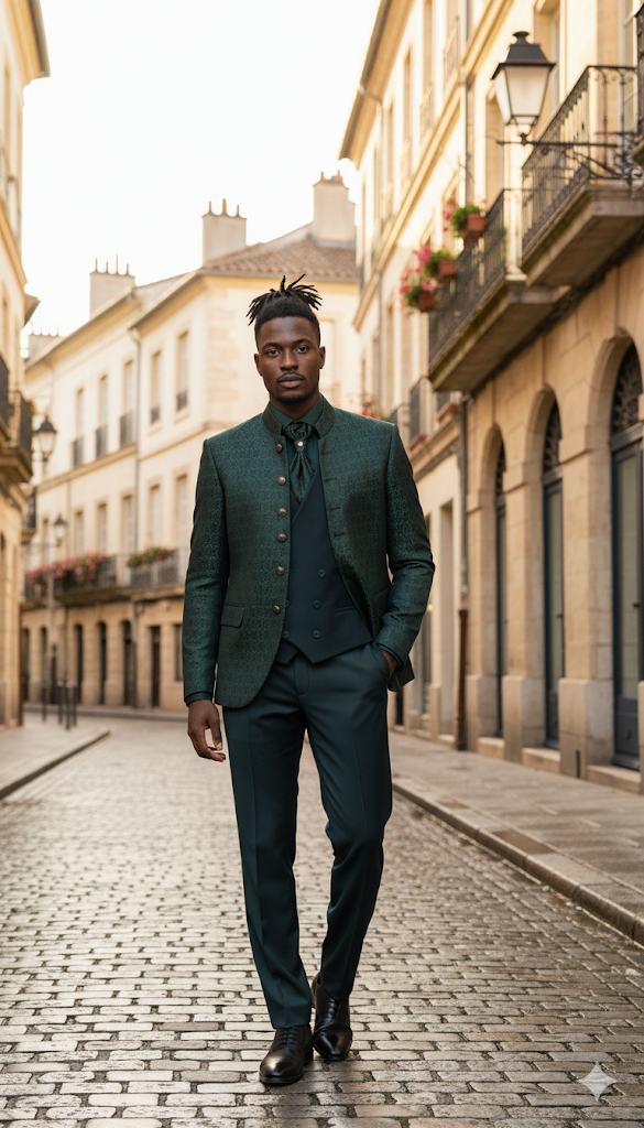 The "Dapper Gentleman" Three-Piece Suit