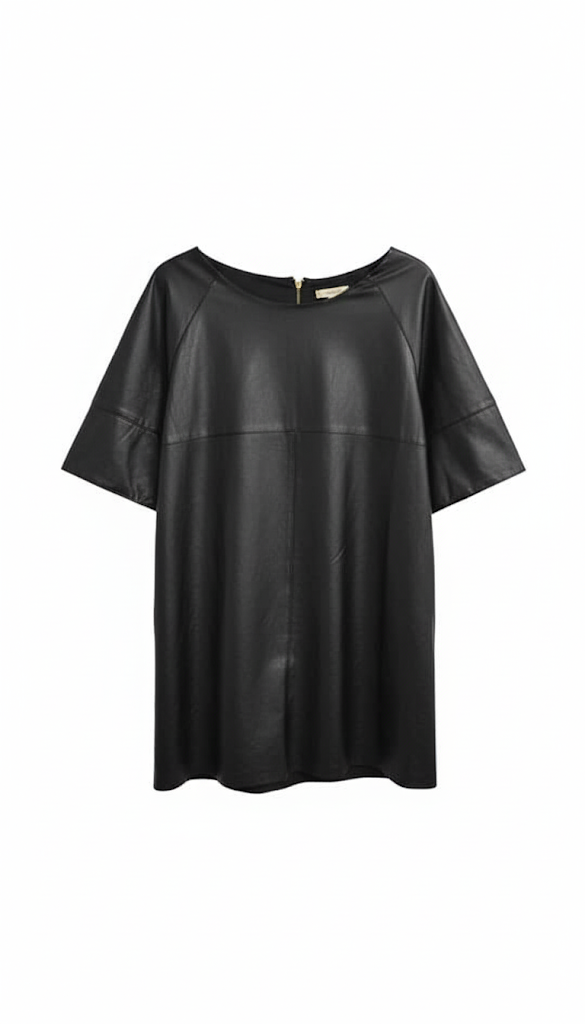 The "Rebel Chic" Faux Leather Dress