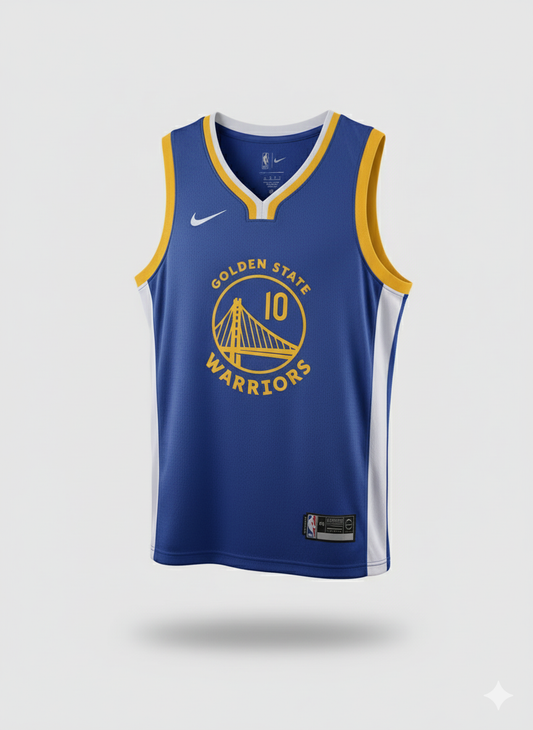 Unisex Nike Jimmy Butler III Royal Golden State Warriors Badged Swingman Jersey - Icon Edition
