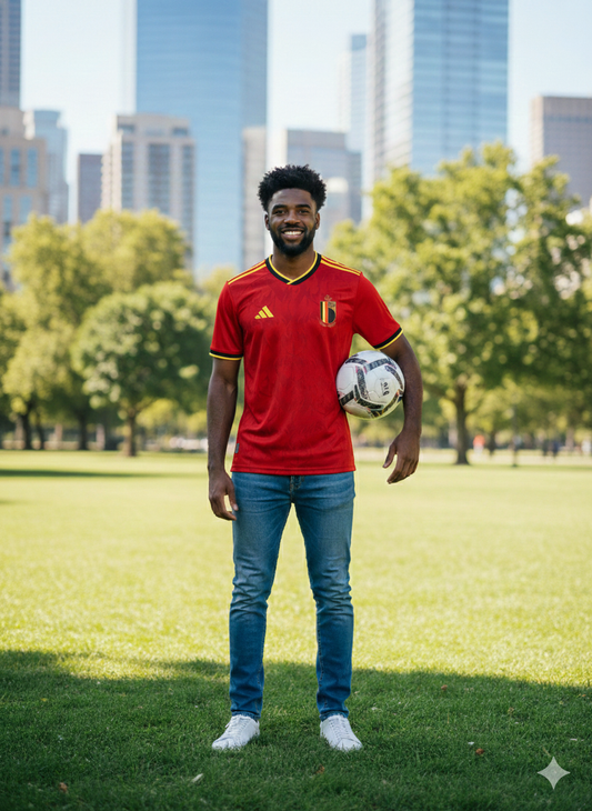 Adidas Adult Belgium 2026 Home Replica Jersey